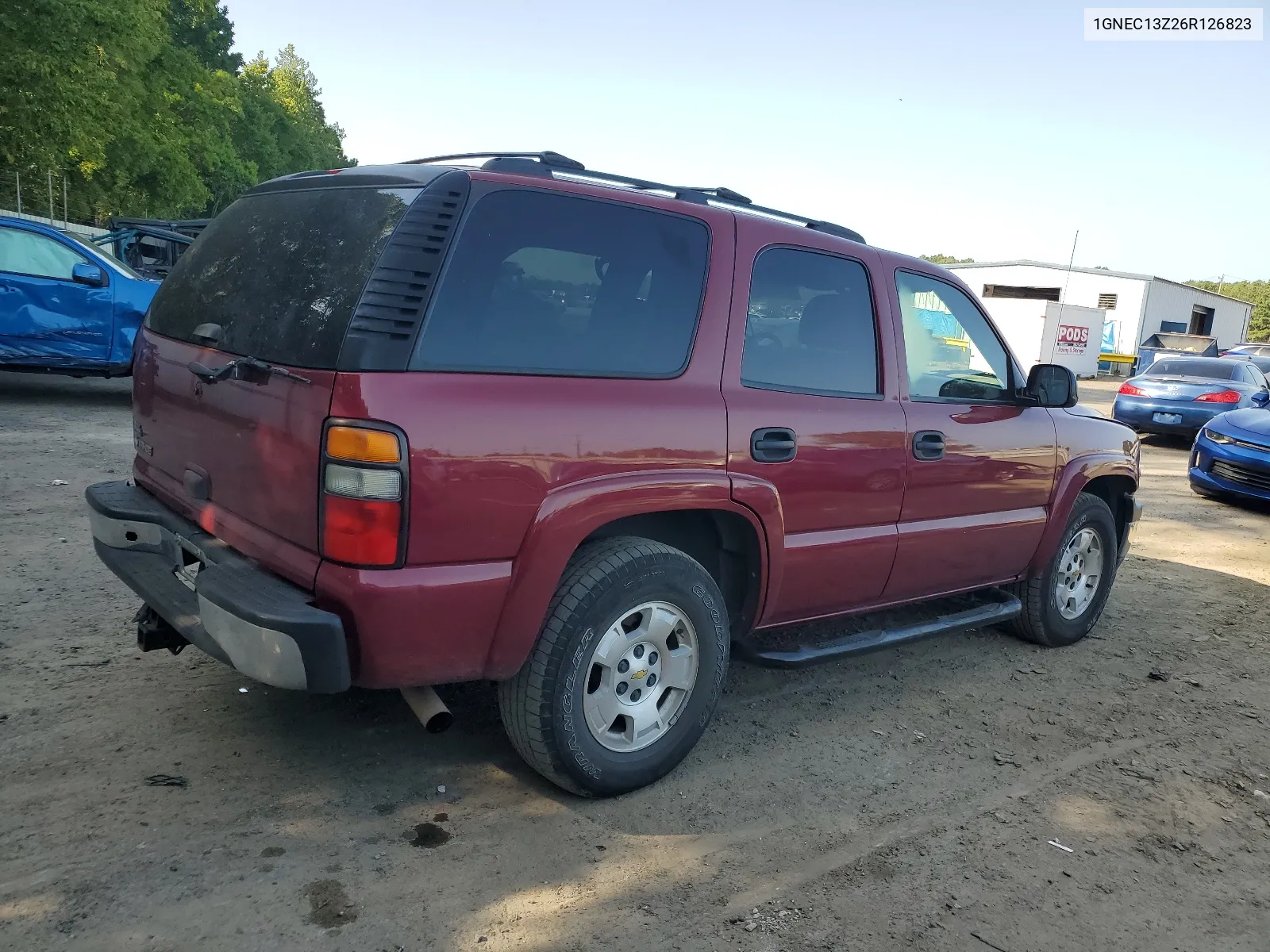 2006 Chevrolet Tahoe C1500 VIN: 1GNEC13Z26R126823 Lot: 62677014