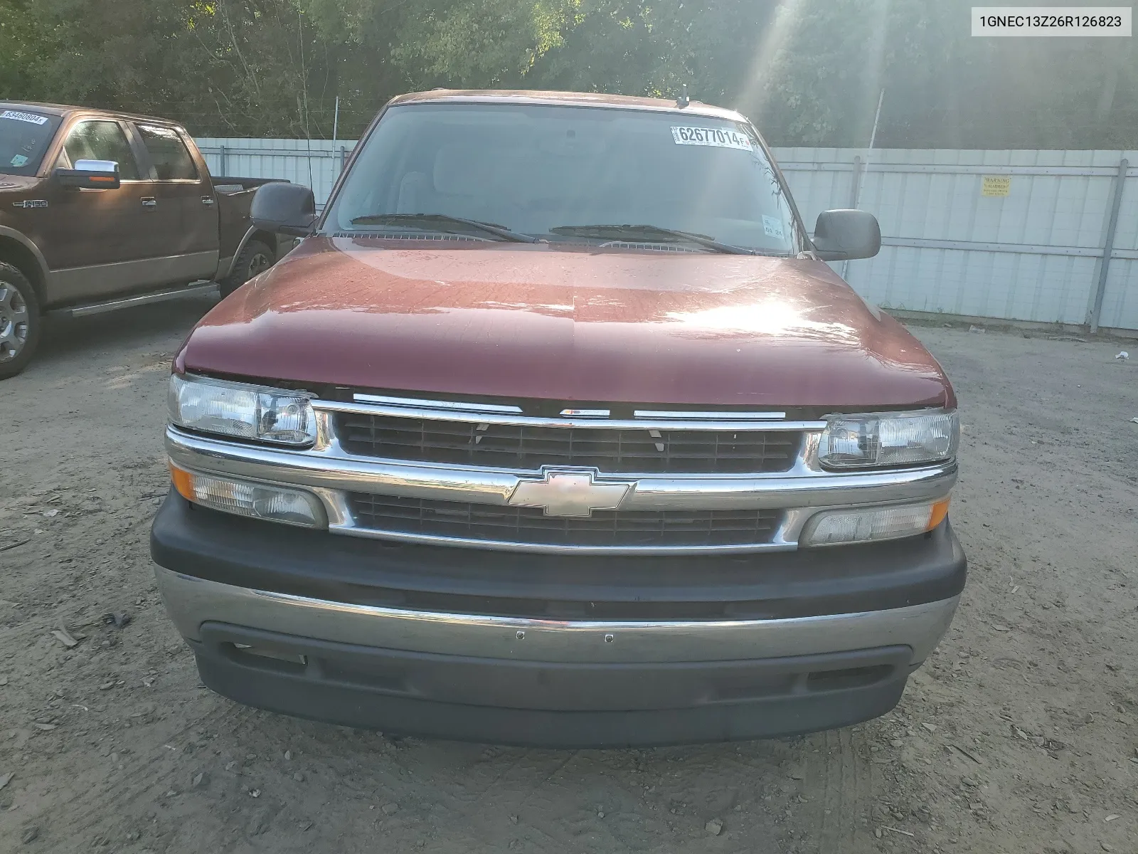 2006 Chevrolet Tahoe C1500 VIN: 1GNEC13Z26R126823 Lot: 62677014