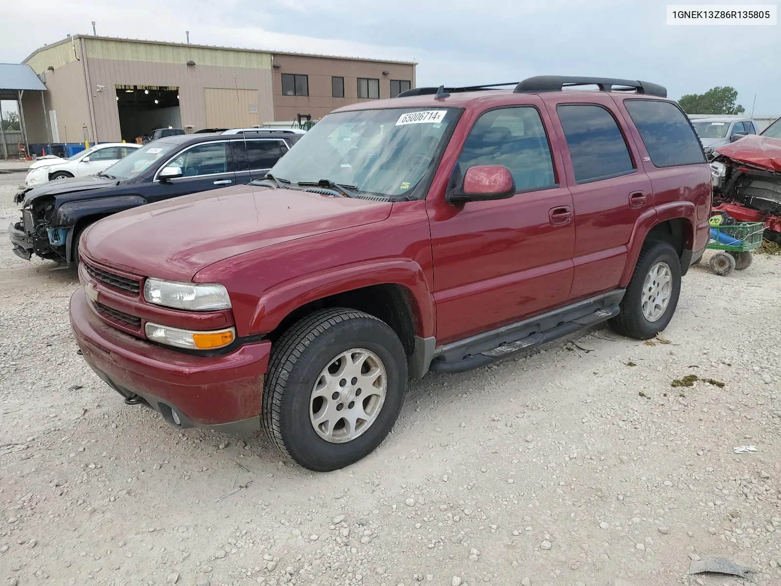 2006 Chevrolet Tahoe K1500 VIN: 1GNEK13Z86R135805 Lot: 65006714