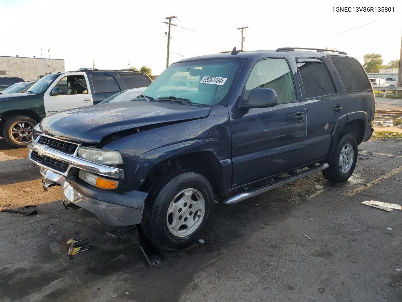 2006 Chevrolet Tahoe C1500 VIN: 1GNEC13V86R135801 Lot: 68083404