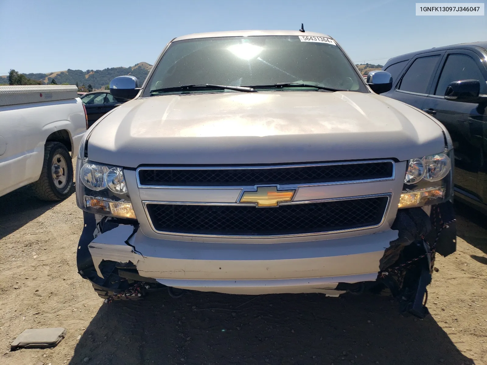 2007 Chevrolet Tahoe K1500 VIN: 1GNFK13097J346047 Lot: 56431364