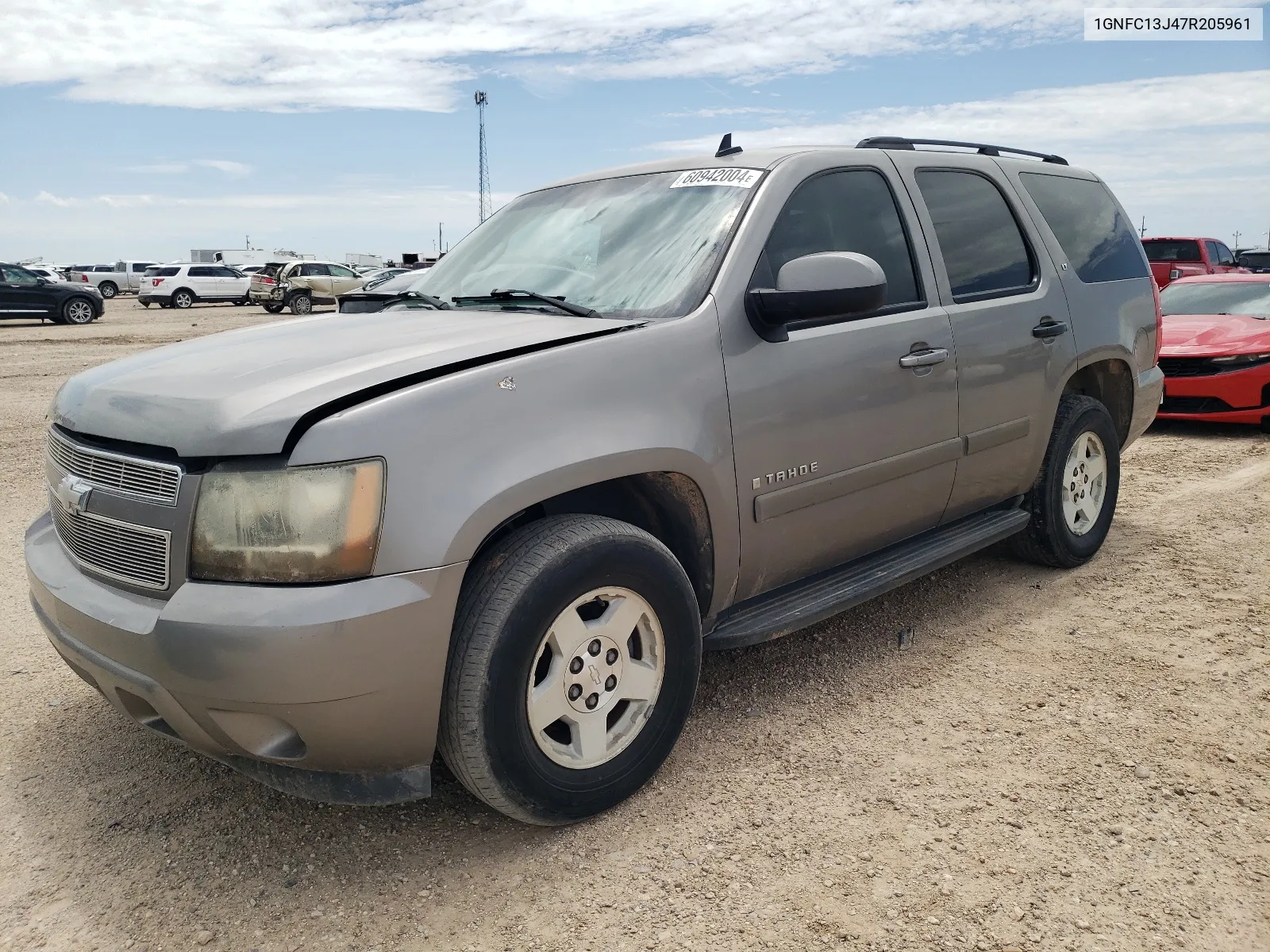 2007 Chevrolet Tahoe C1500 VIN: 1GNFC13J47R205961 Lot: 60942004