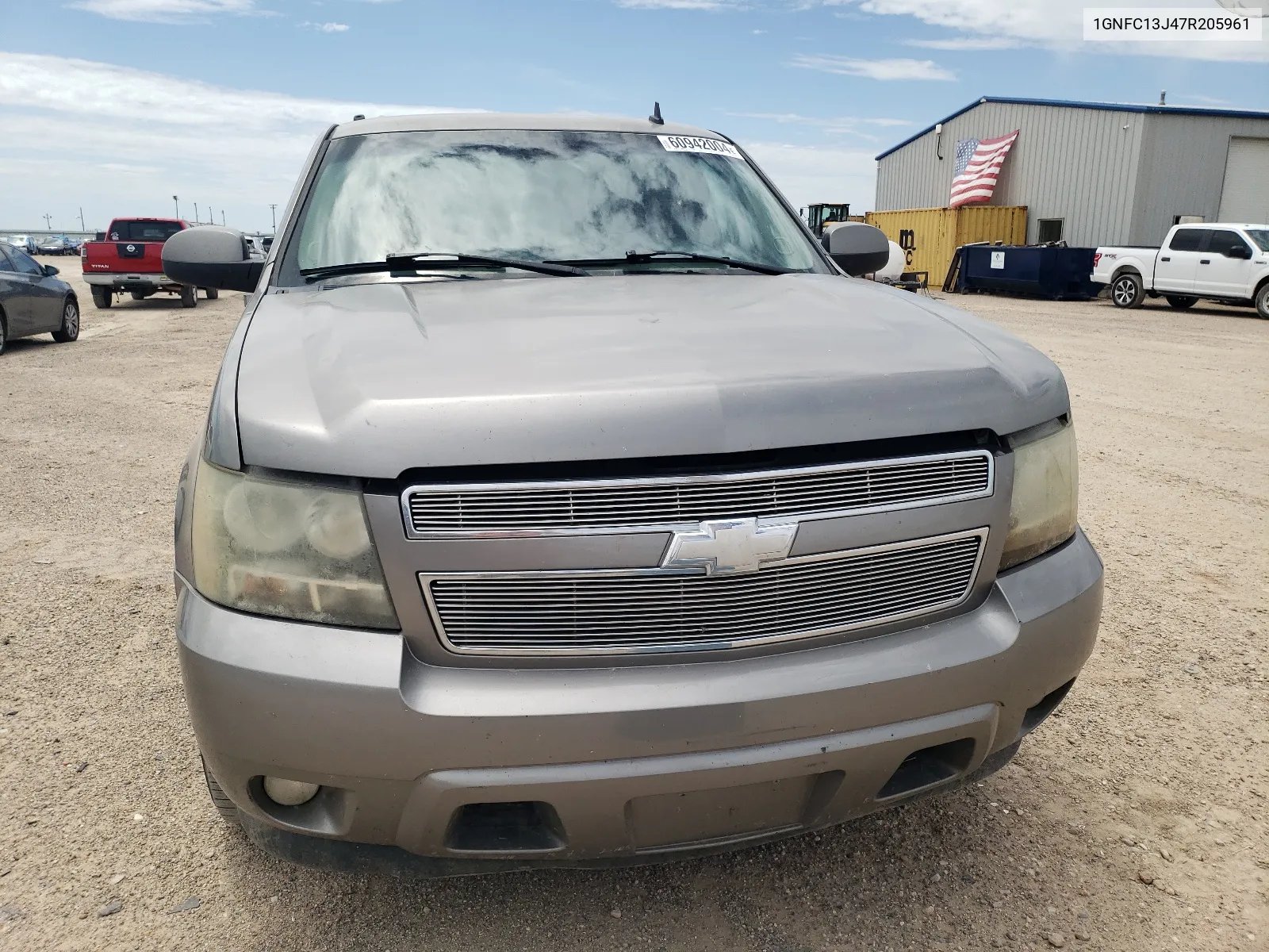 2007 Chevrolet Tahoe C1500 VIN: 1GNFC13J47R205961 Lot: 60942004