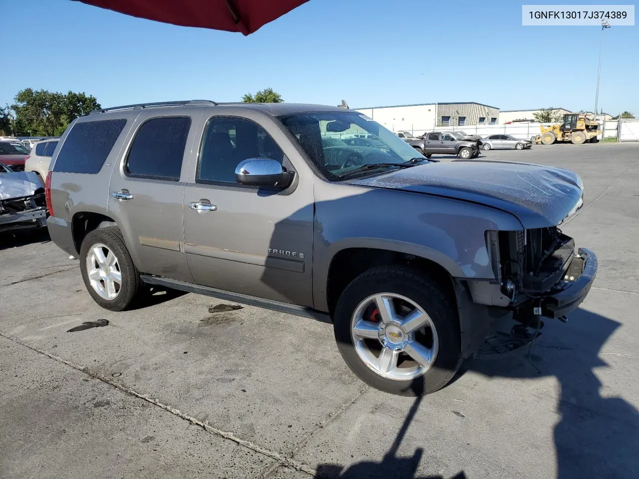 1GNFK13017J374389 2007 Chevrolet Tahoe K1500