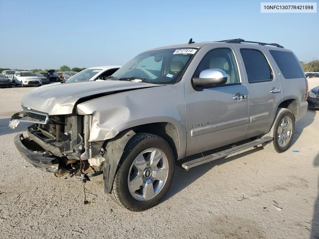 2007 Chevrolet Tahoe C1500 VIN: 1GNFC13077R421598 Lot: 62127614