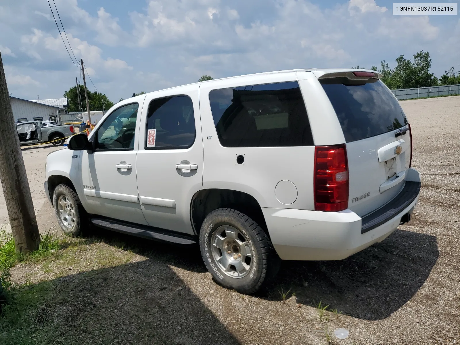 2007 Chevrolet Tahoe K1500 VIN: 1GNFK13037R152115 Lot: 62521154