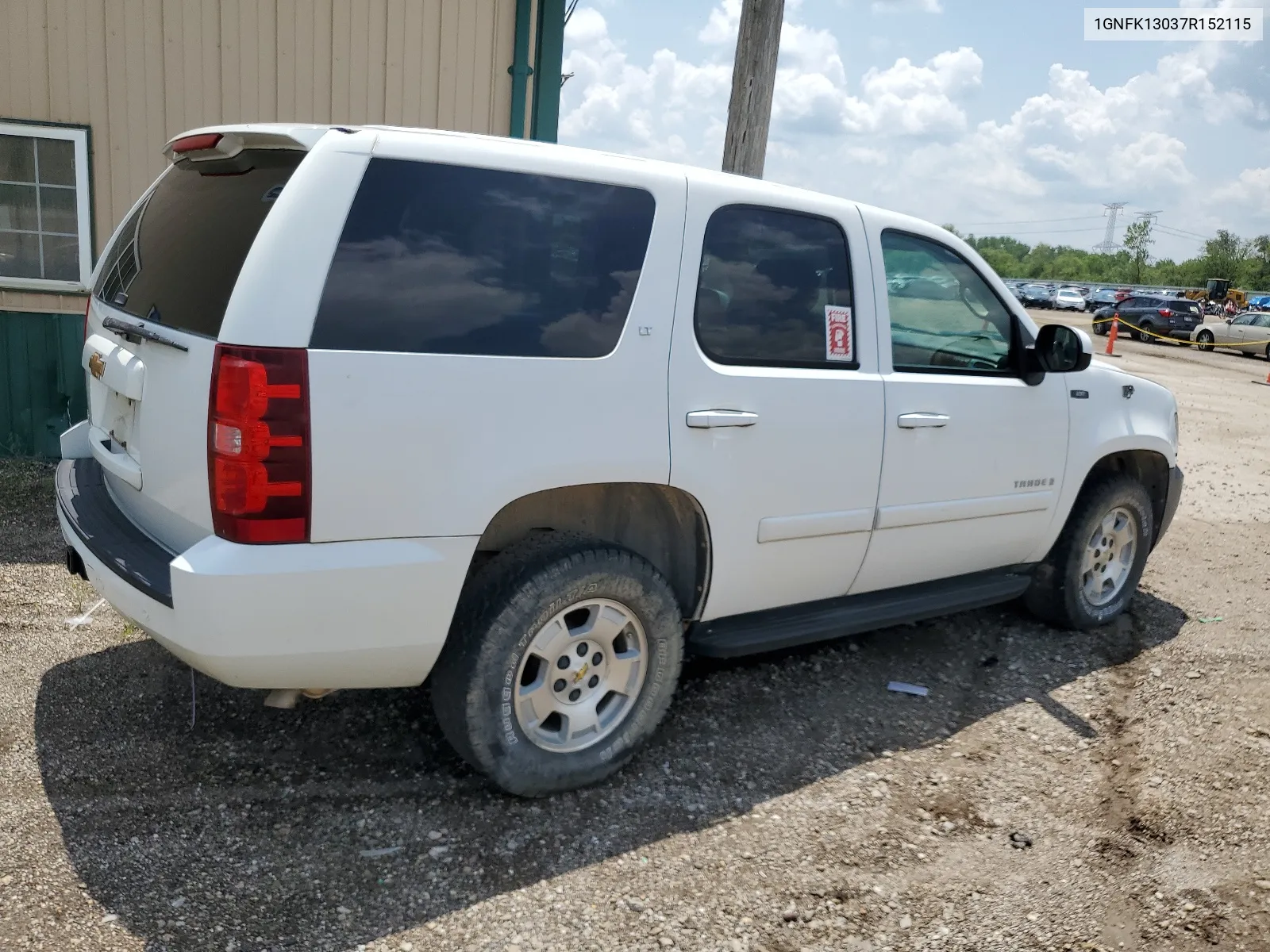 2007 Chevrolet Tahoe K1500 VIN: 1GNFK13037R152115 Lot: 62521154