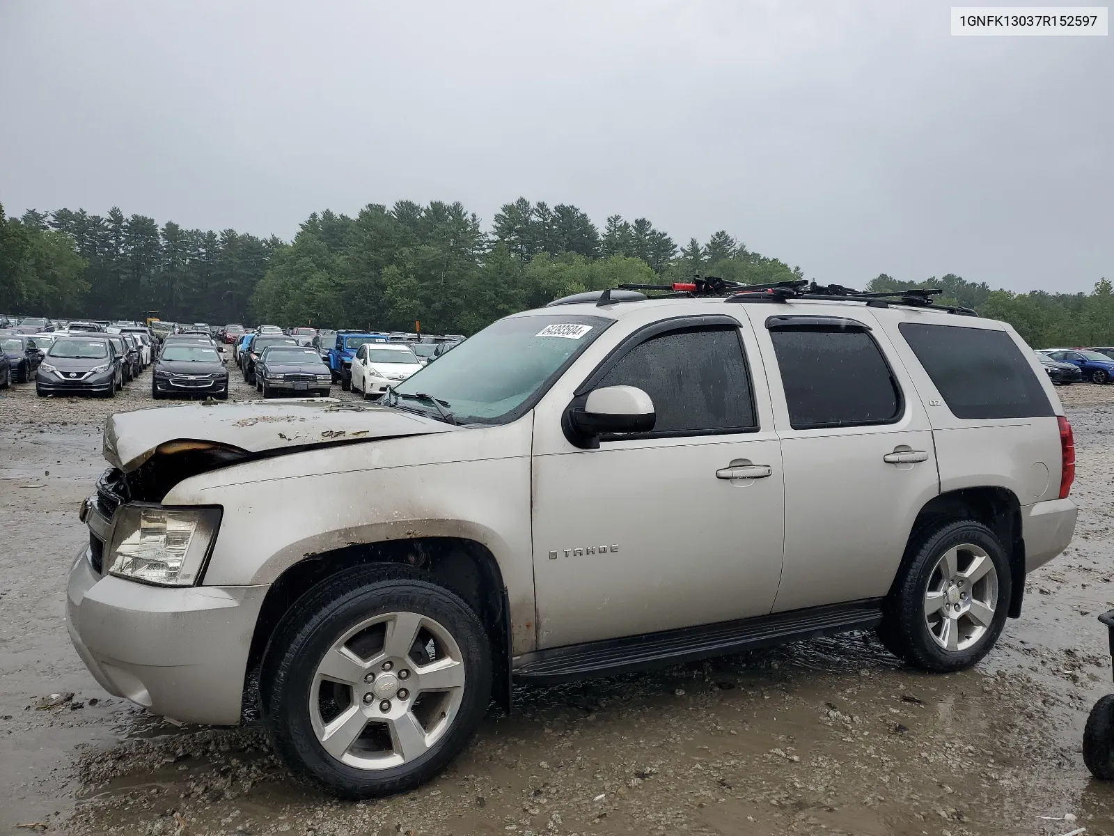 2007 Chevrolet Tahoe K1500 VIN: 1GNFK13037R152597 Lot: 64393504