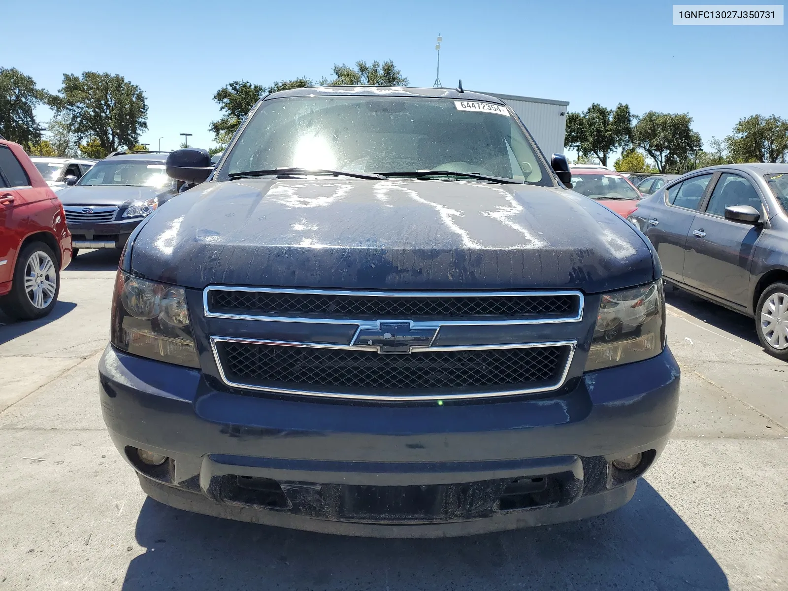 2007 Chevrolet Tahoe C1500 VIN: 1GNFC13027J350731 Lot: 64472354