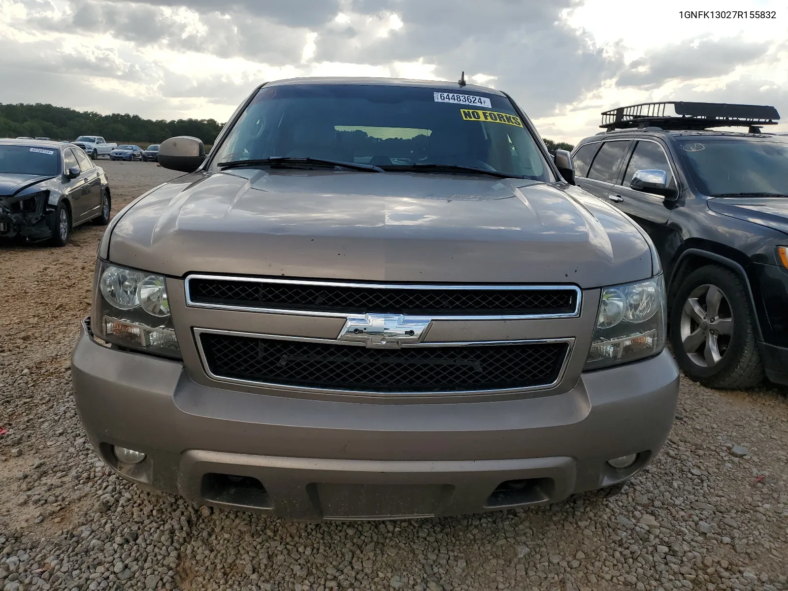 2007 Chevrolet Tahoe K1500 VIN: 1GNFK13027R155832 Lot: 64483624