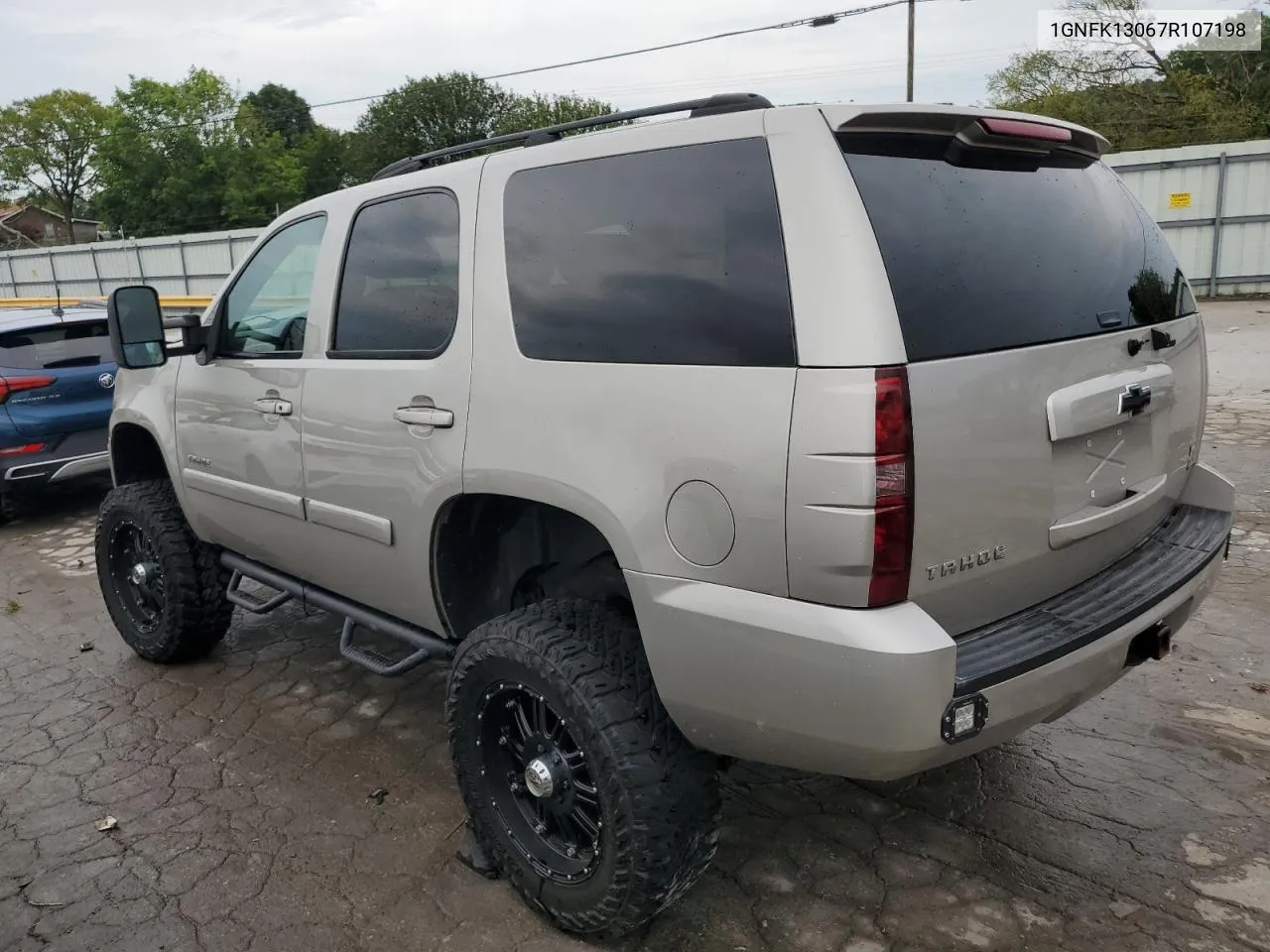 1GNFK13067R107198 2007 Chevrolet Tahoe K1500