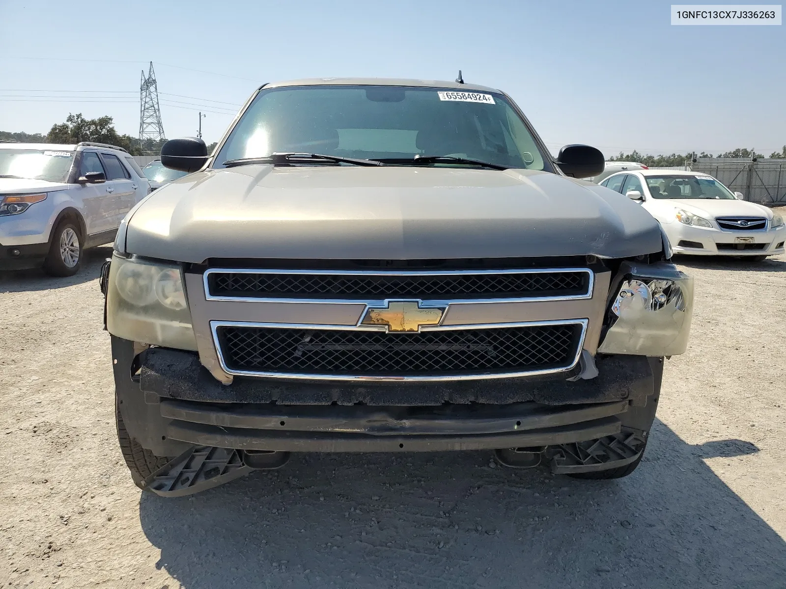 2007 Chevrolet Tahoe C1500 VIN: 1GNFC13CX7J336263 Lot: 65584924