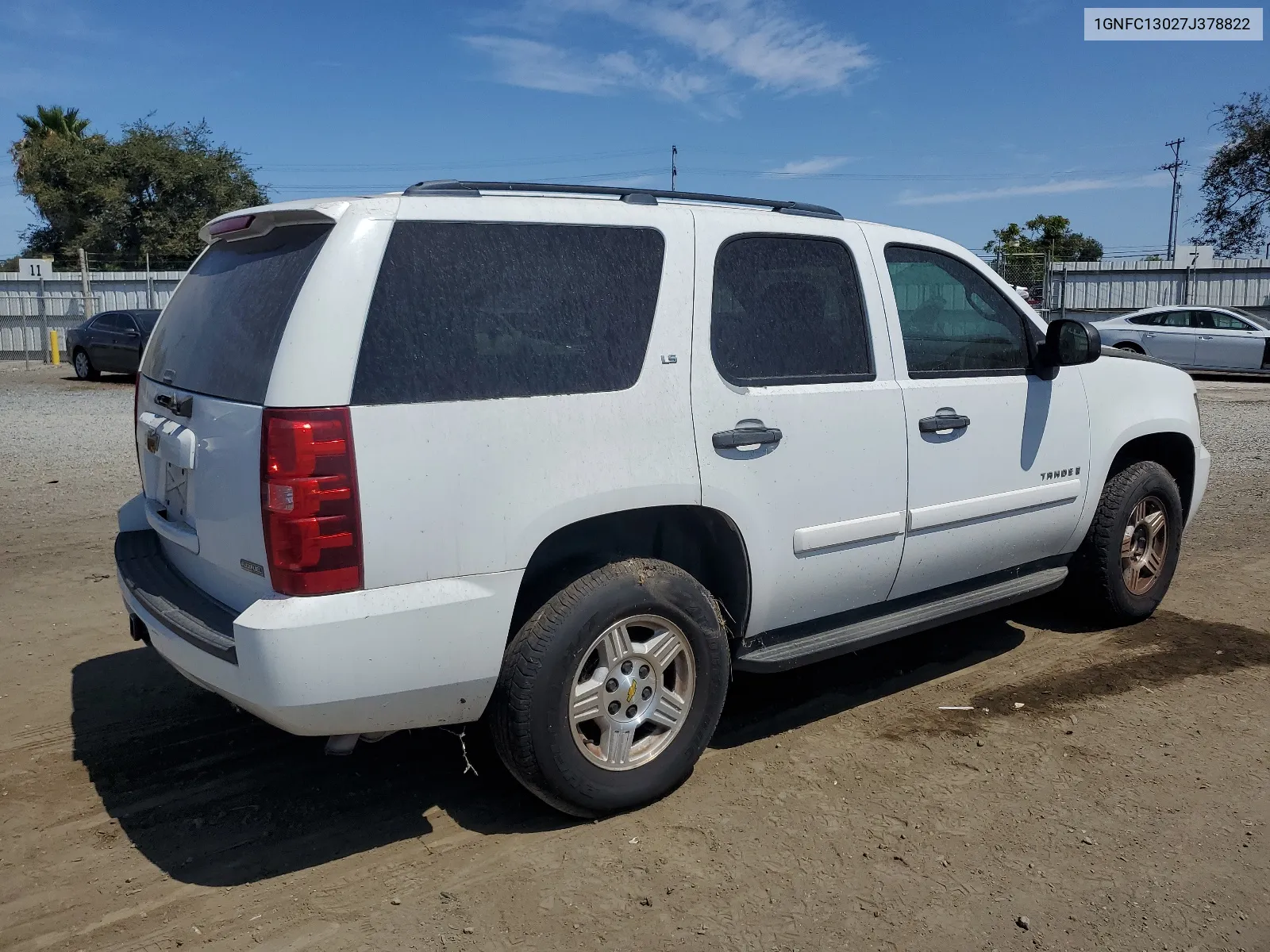 1GNFC13027J378822 2007 Chevrolet Tahoe C1500