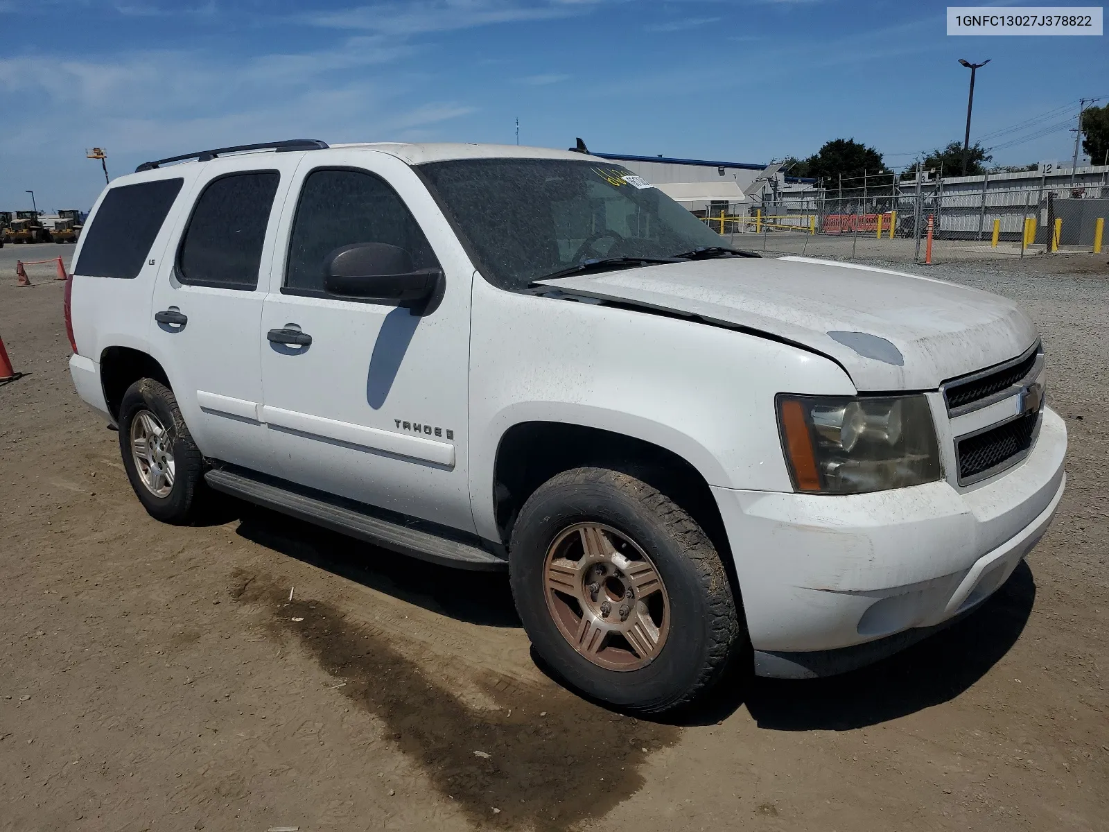 2007 Chevrolet Tahoe C1500 VIN: 1GNFC13027J378822 Lot: 66130064