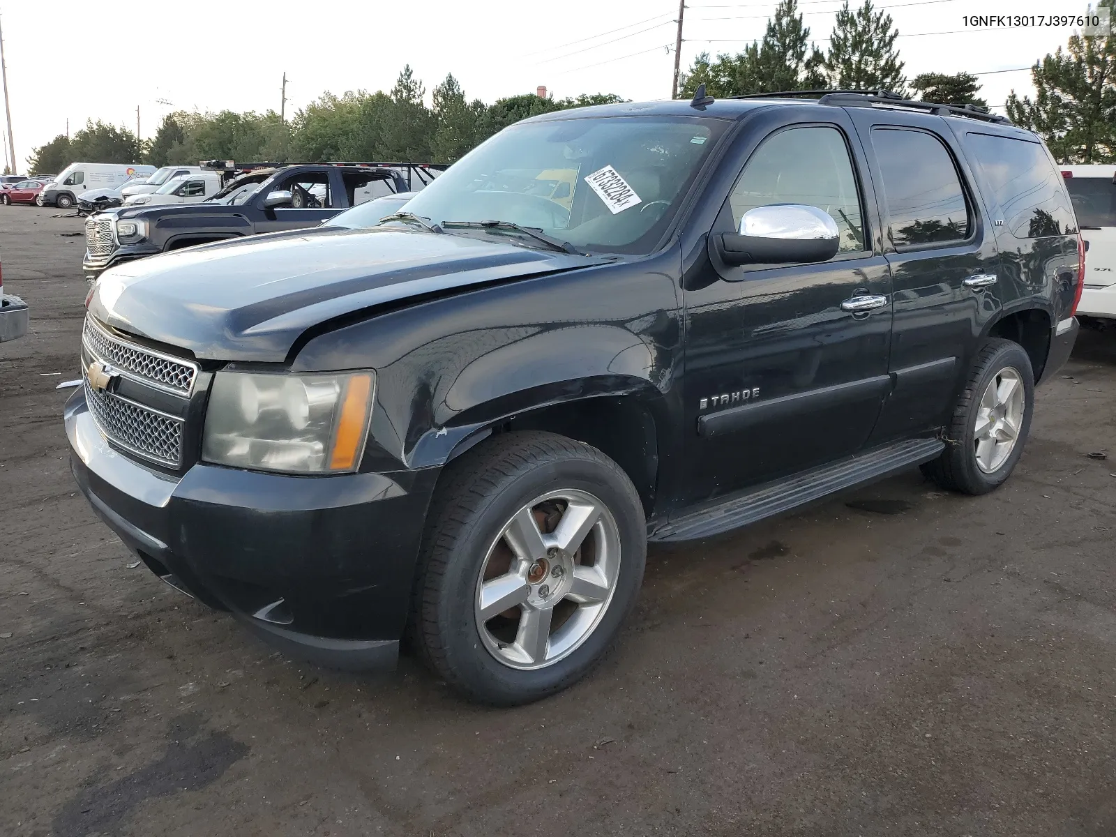 2007 Chevrolet Tahoe K1500 VIN: 1GNFK13017J397610 Lot: 67332284