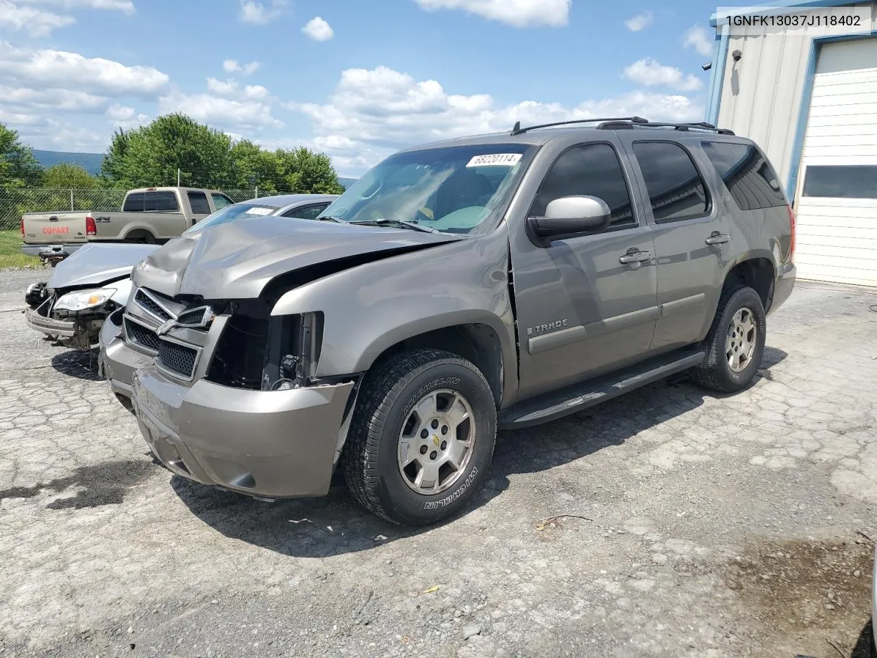 2007 Chevrolet Tahoe K1500 VIN: 1GNFK13037J118402 Lot: 68220114