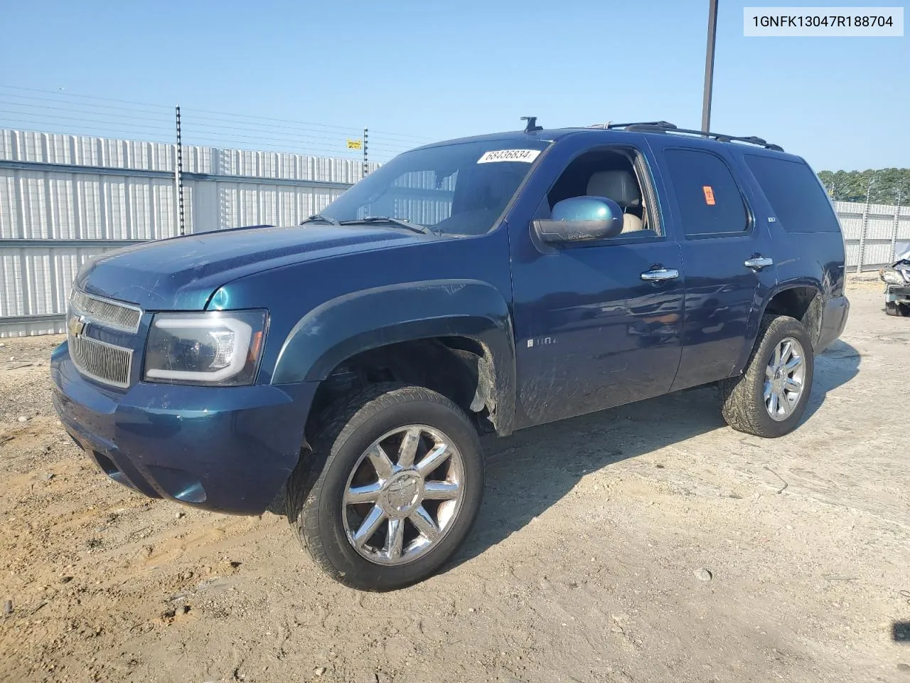 1GNFK13047R188704 2007 Chevrolet Tahoe K1500