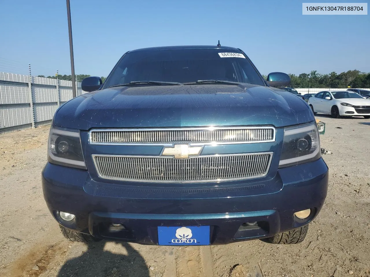 2007 Chevrolet Tahoe K1500 VIN: 1GNFK13047R188704 Lot: 68436834