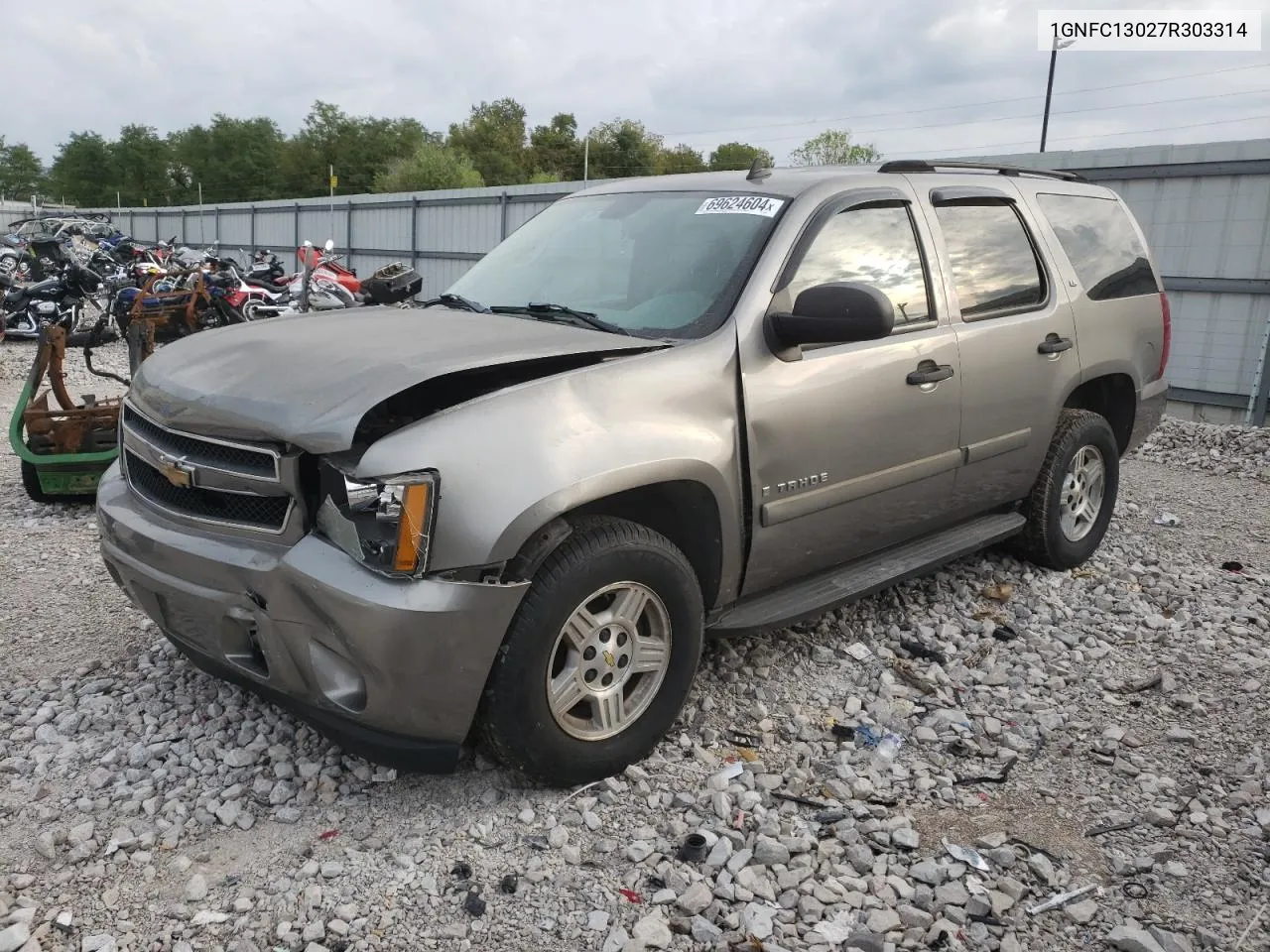 1GNFC13027R303314 2007 Chevrolet Tahoe C1500