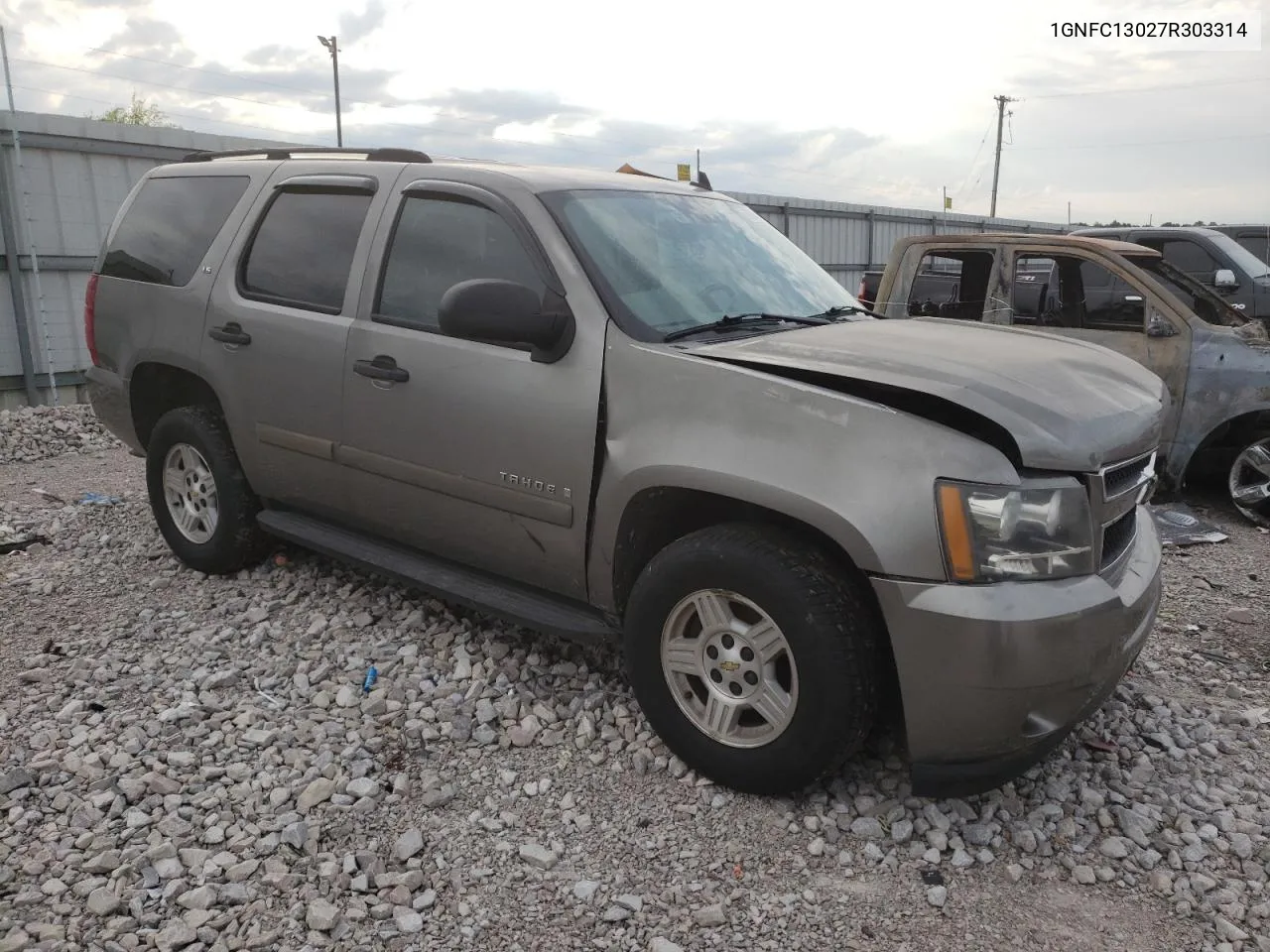 2007 Chevrolet Tahoe C1500 VIN: 1GNFC13027R303314 Lot: 69624604