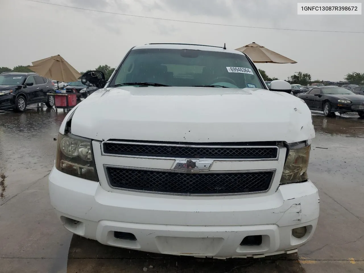 2007 Chevrolet Tahoe C1500 VIN: 1GNFC13087R398672 Lot: 69946364