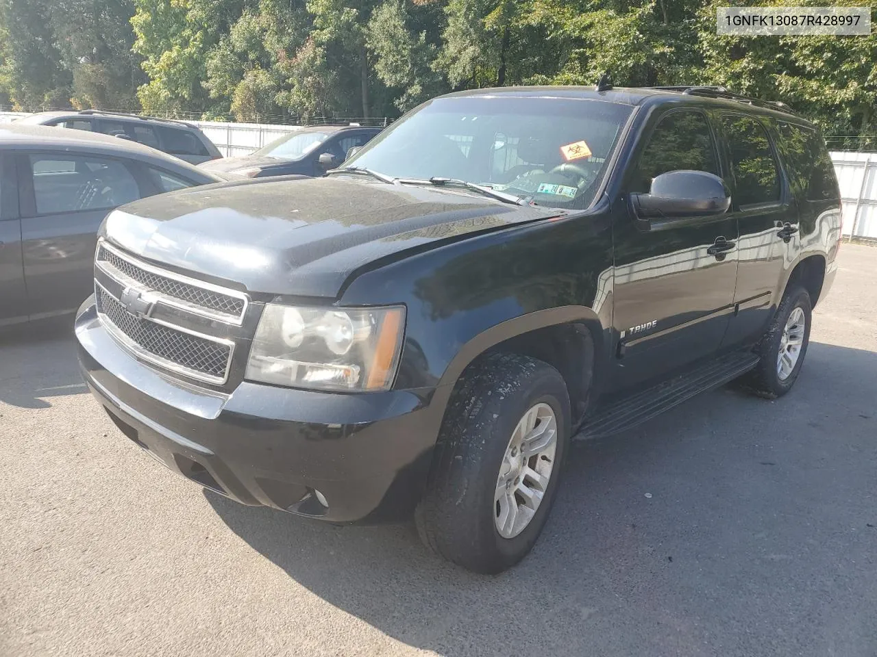 2007 Chevrolet Tahoe K1500 VIN: 1GNFK13087R428997 Lot: 71436154