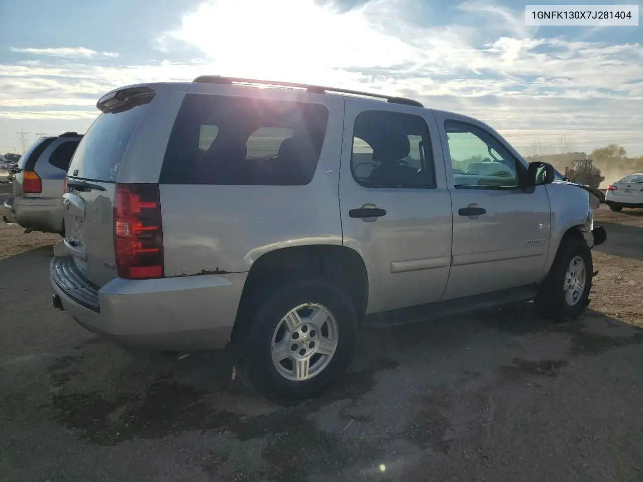 1GNFK130X7J281404 2007 Chevrolet Tahoe K1500