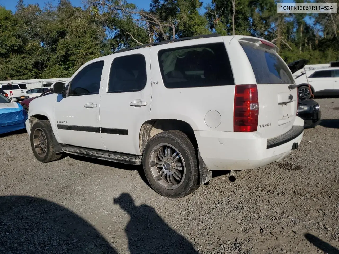 1GNFK13067R114524 2007 Chevrolet Tahoe K1500
