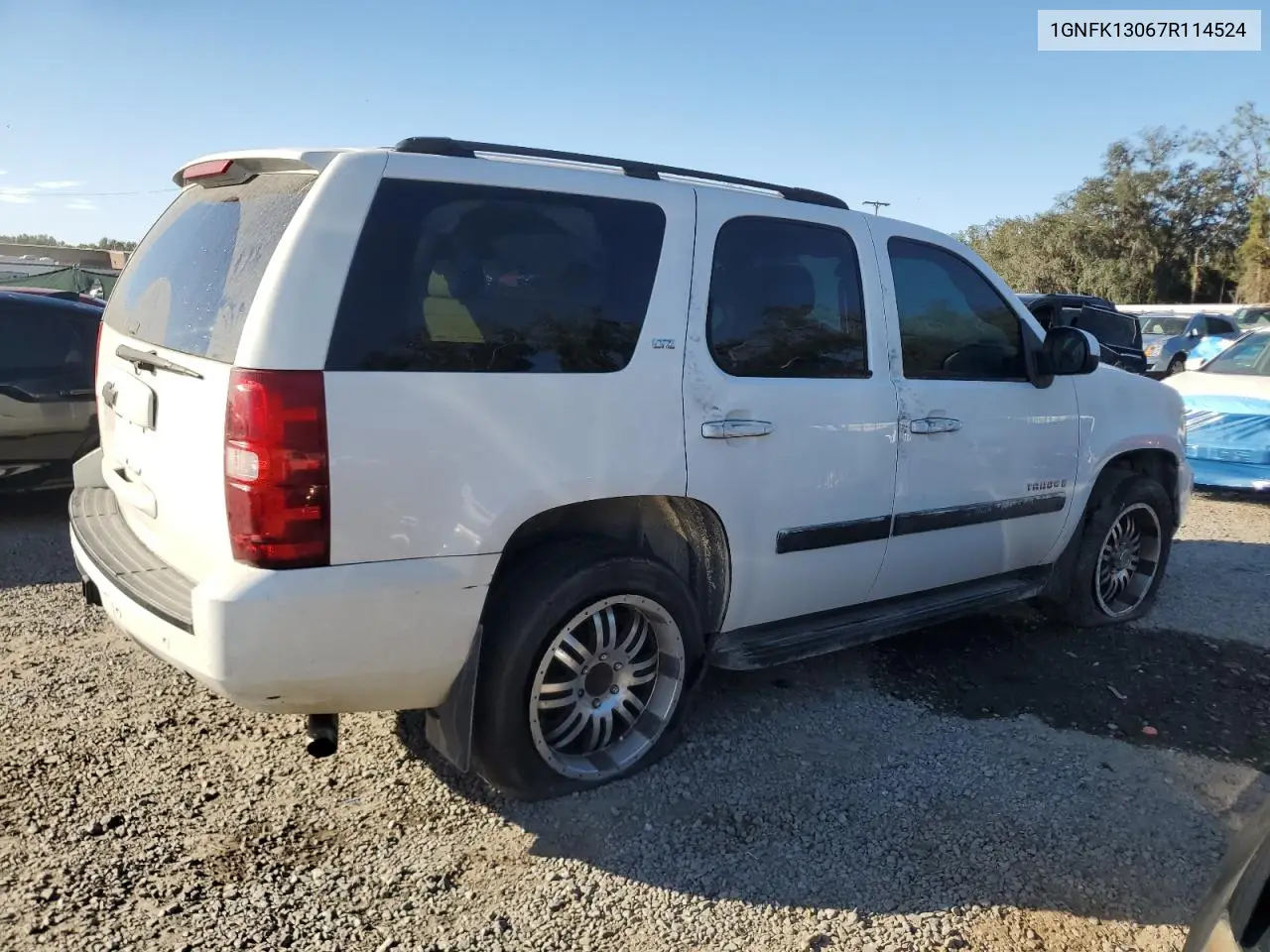 1GNFK13067R114524 2007 Chevrolet Tahoe K1500