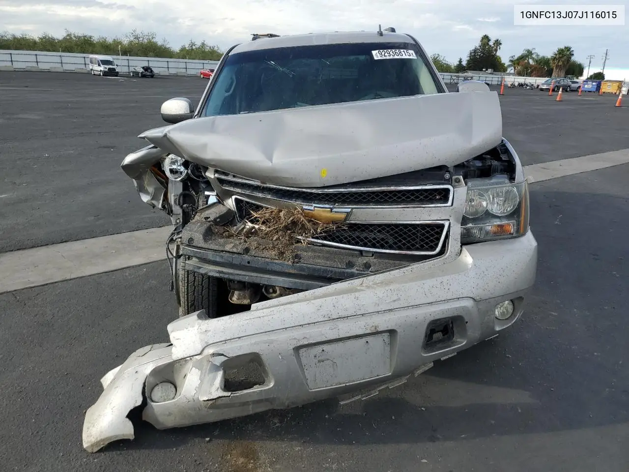1GNFC13J07J116015 2007 Chevrolet Tahoe C1500