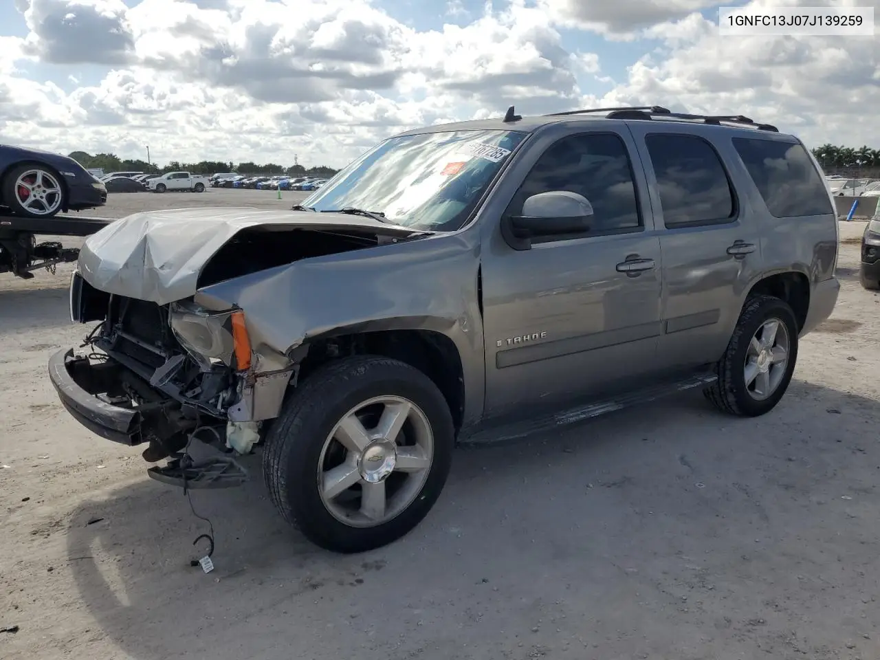1GNFC13J07J139259 2007 Chevrolet Tahoe C1500