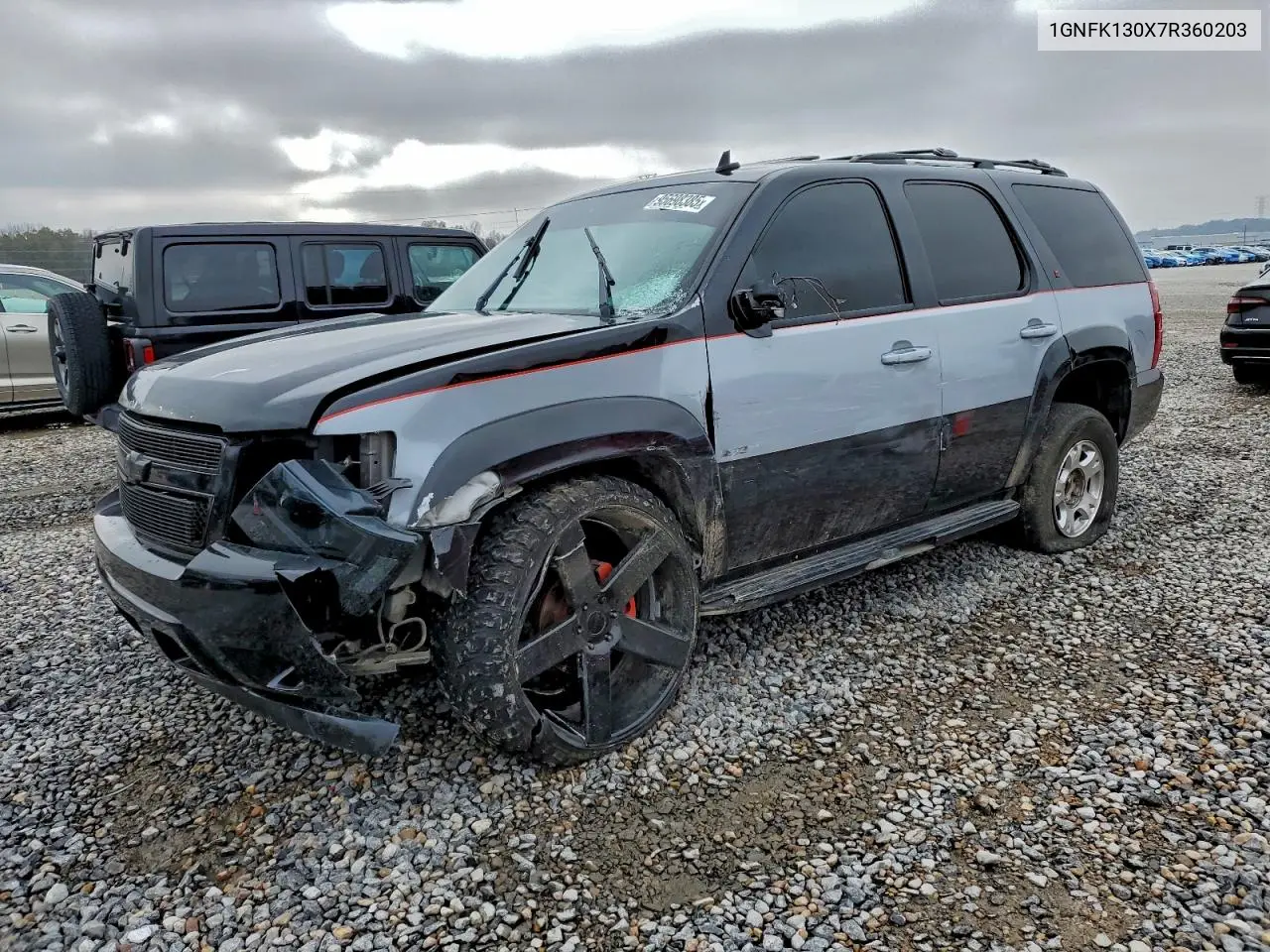 1GNFK130X7R360203 2007 Chevrolet Tahoe K1500