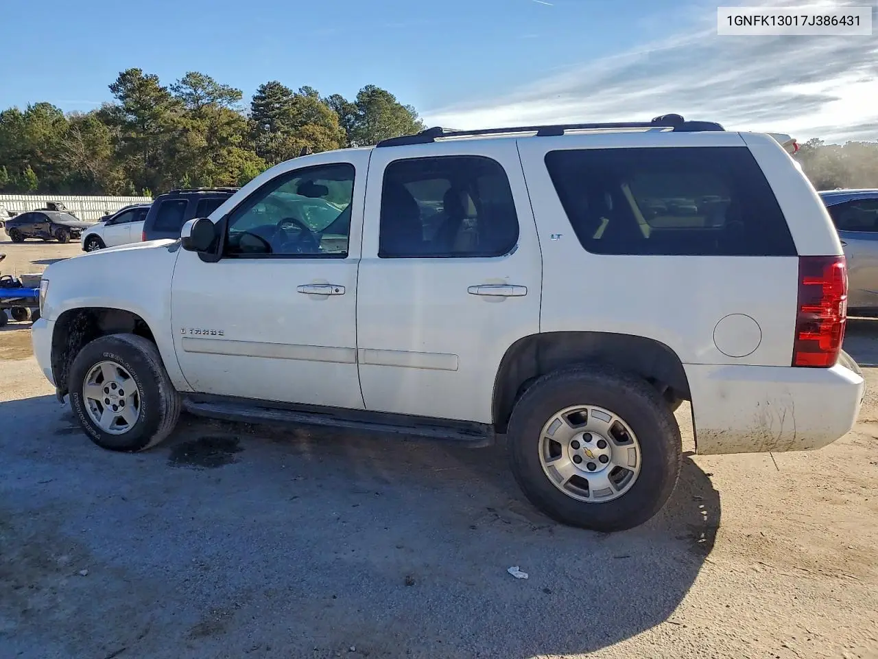 1GNFK13017J386431 2007 Chevrolet Tahoe K1500