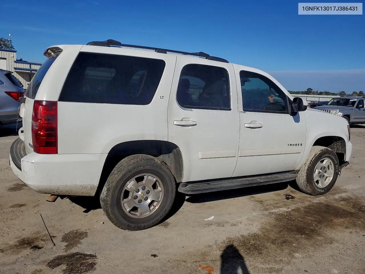 1GNFK13017J386431 2007 Chevrolet Tahoe K1500