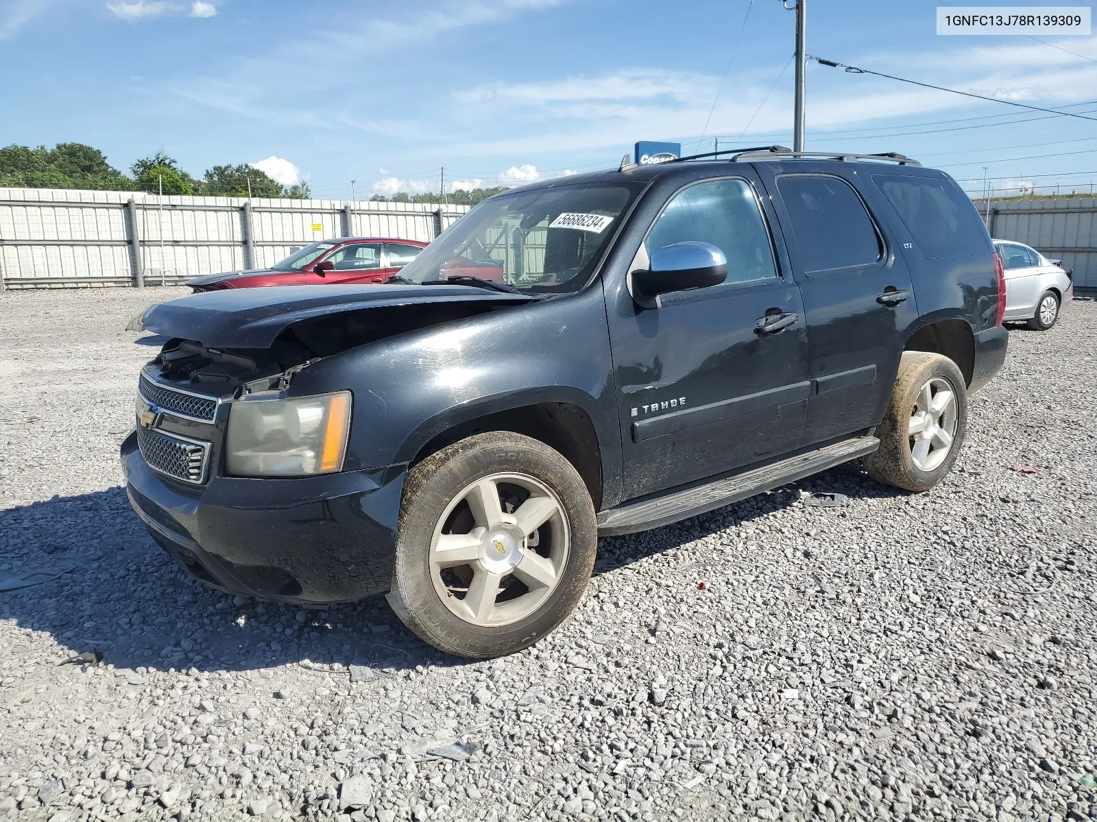 2008 Chevrolet Tahoe C1500 VIN: 1GNFC13J78R139309 Lot: 56686234