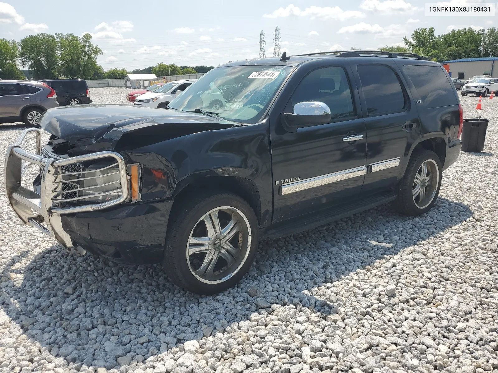 2008 Chevrolet Tahoe K1500 VIN: 1GNFK130X8J180431 Lot: 62870944