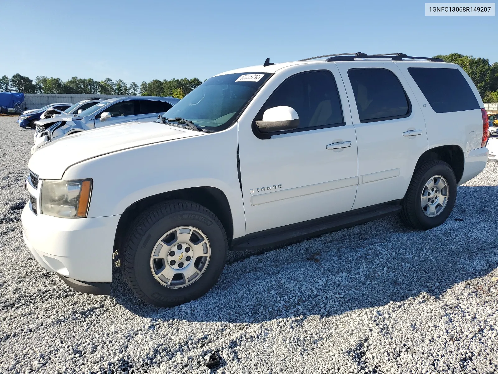 2008 Chevrolet Tahoe C1500 VIN: 1GNFC13068R149207 Lot: 63025234