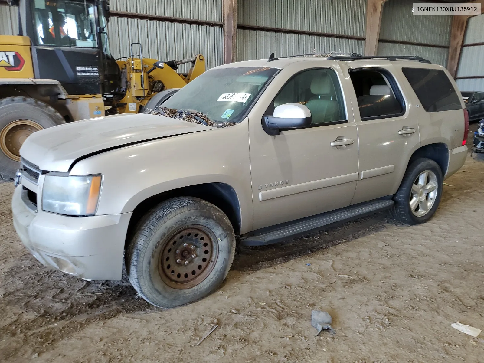 2008 Chevrolet Tahoe K1500 VIN: 1GNFK130X8J135912 Lot: 63398644