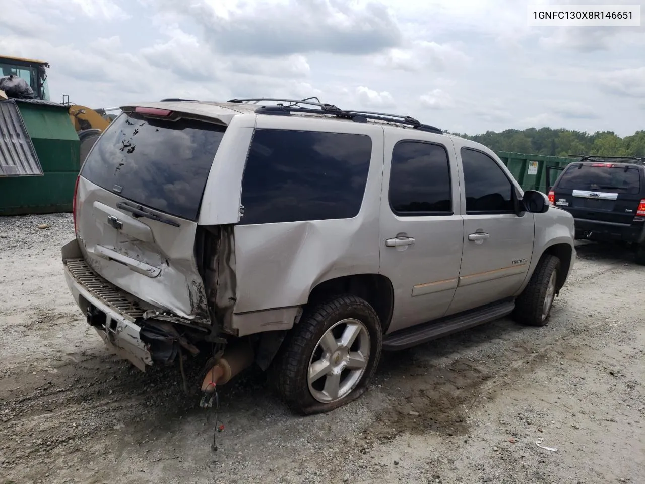 2008 Chevrolet Tahoe C1500 VIN: 1GNFC130X8R146651 Lot: 65242024