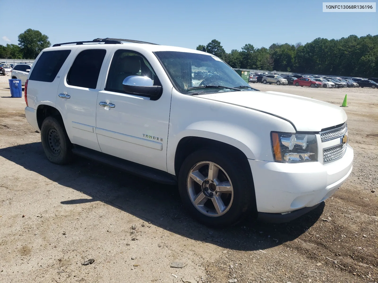 2008 Chevrolet Tahoe C1500 VIN: 1GNFC13068R136196 Lot: 65367824