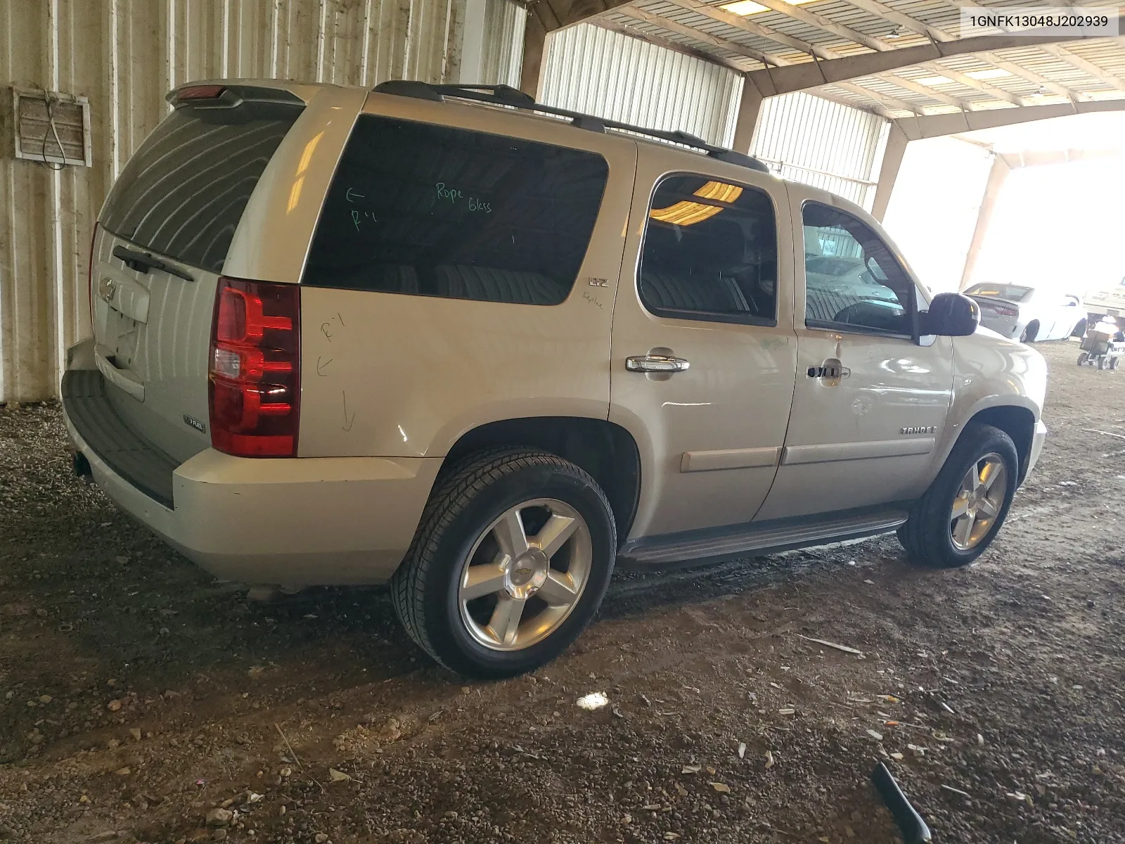 2008 Chevrolet Tahoe K1500 VIN: 1GNFK13048J202939 Lot: 66194924