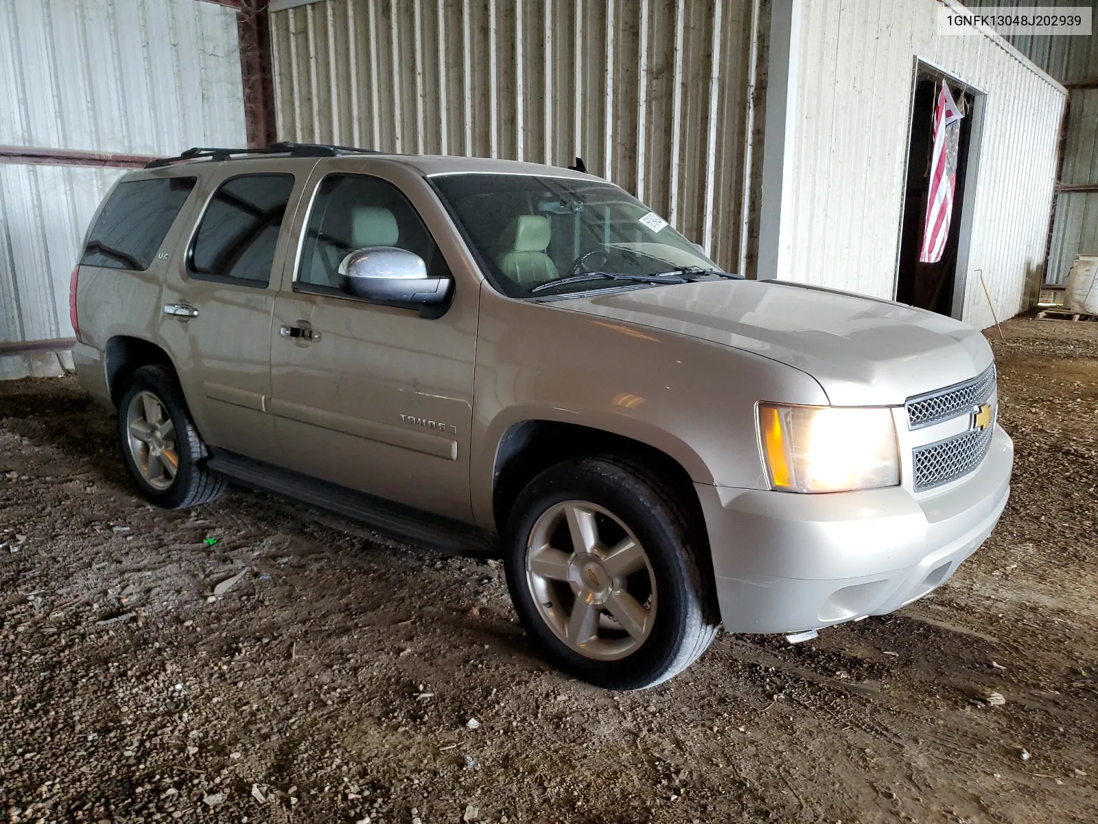 2008 Chevrolet Tahoe K1500 VIN: 1GNFK13048J202939 Lot: 66194924