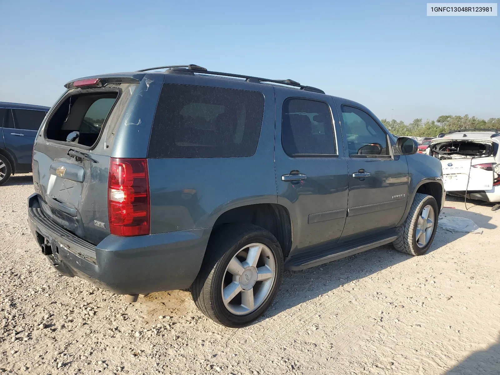 2008 Chevrolet Tahoe C1500 VIN: 1GNFC13048R123981 Lot: 68062244