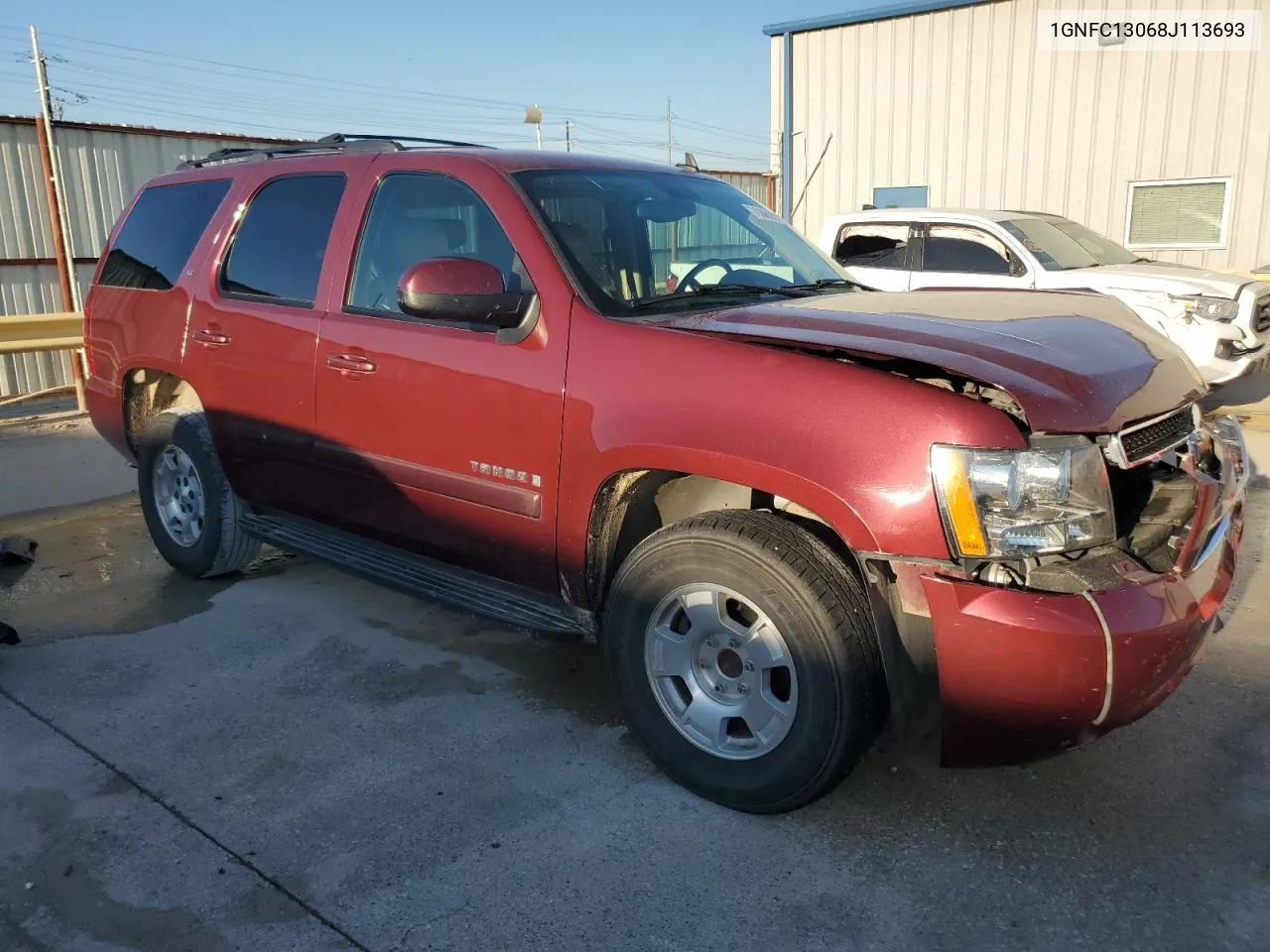 2008 Chevrolet Tahoe C1500 VIN: 1GNFC13068J113693 Lot: 70869214