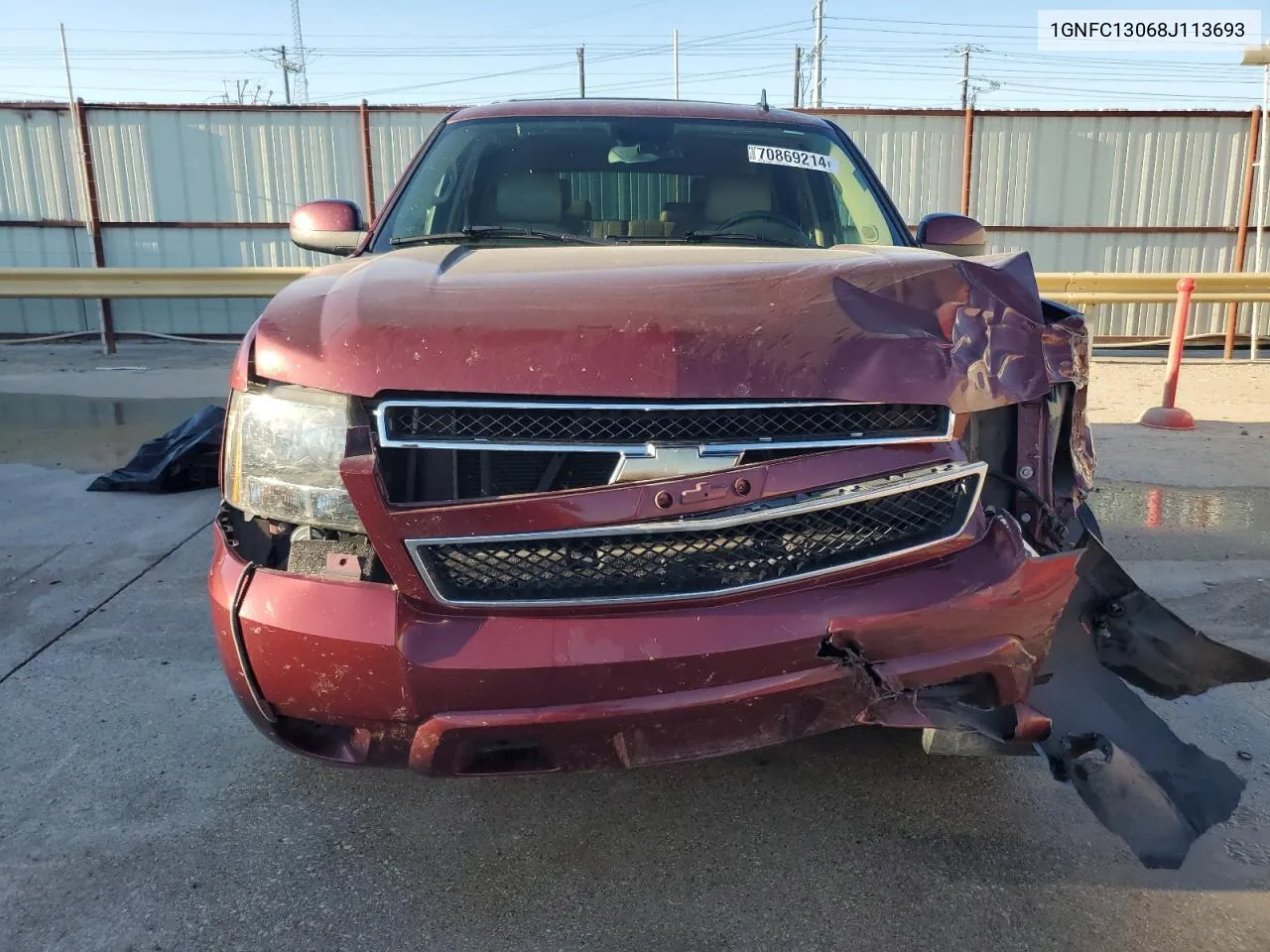 1GNFC13068J113693 2008 Chevrolet Tahoe C1500