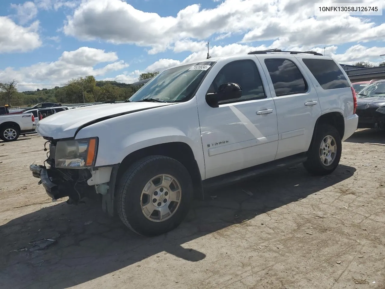 2008 Chevrolet Tahoe K1500 VIN: 1GNFK13058J126745 Lot: 71835834