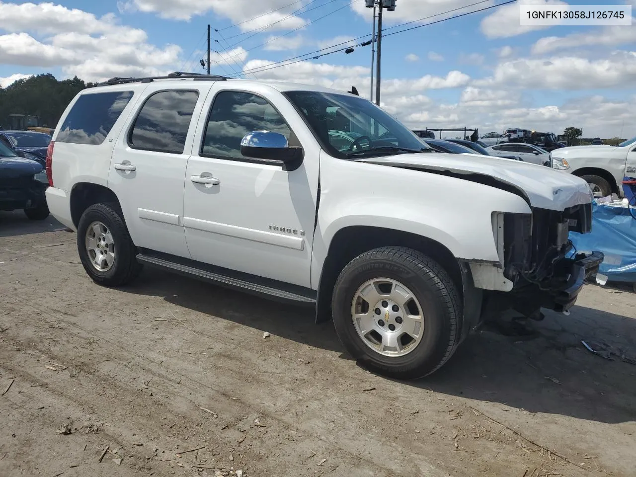 1GNFK13058J126745 2008 Chevrolet Tahoe K1500