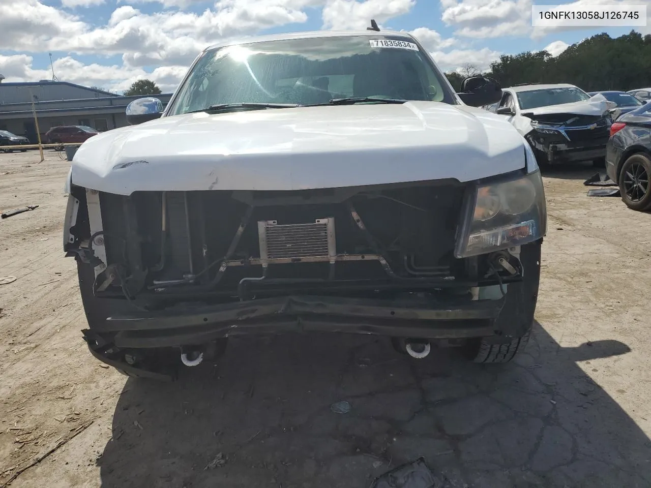 1GNFK13058J126745 2008 Chevrolet Tahoe K1500