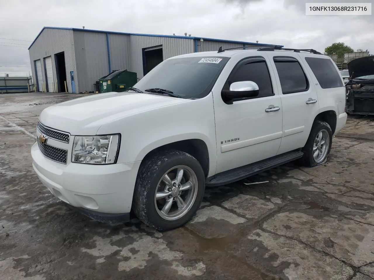 1GNFK13068R231716 2008 Chevrolet Tahoe K1500