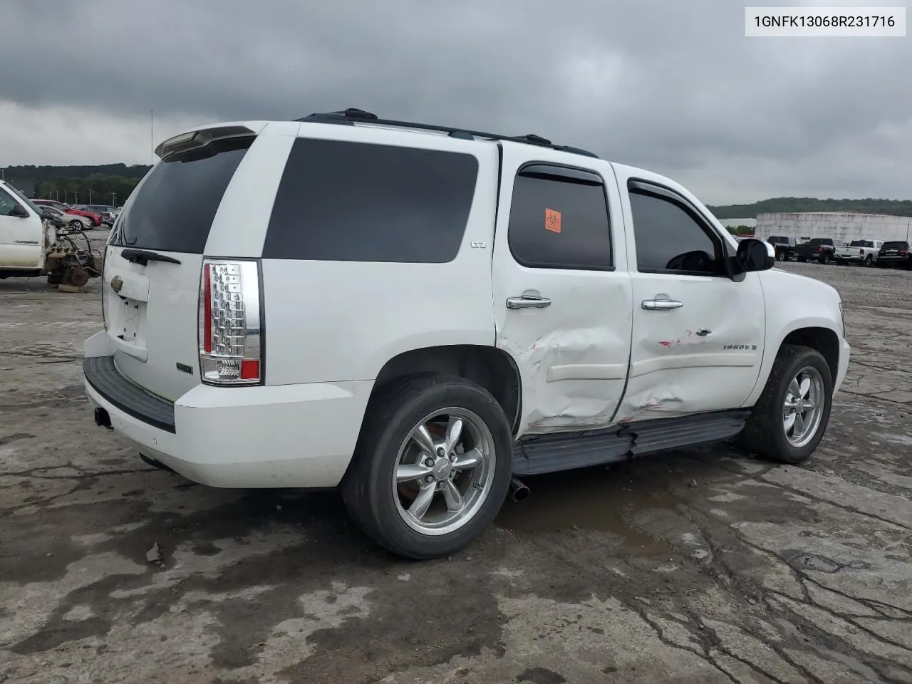 2008 Chevrolet Tahoe K1500 VIN: 1GNFK13068R231716 Lot: 72454604